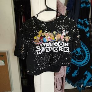 Cartoon network crop t shirt